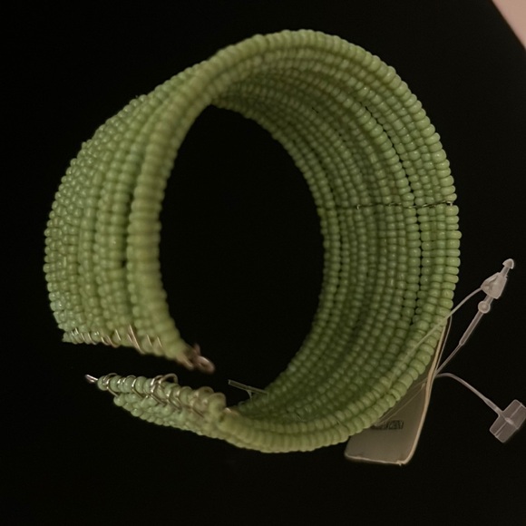 Boho chic bead bangle in many colors - Picture 7 of 12